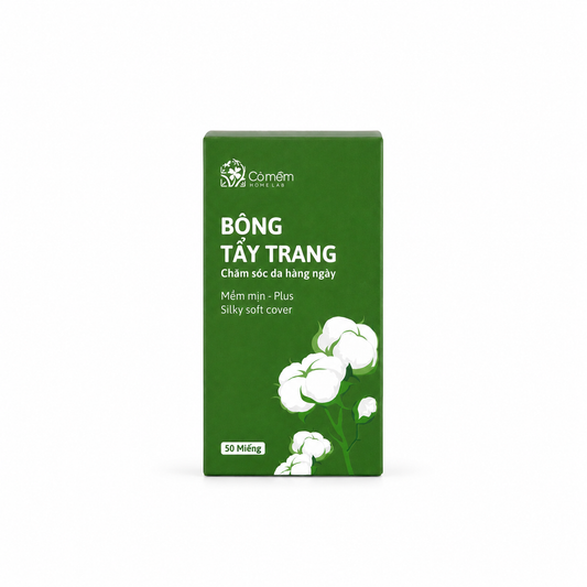 Bông Tẩy Trang Cỏ Mềm 50 Miếng |Facial Cotton Pads (50 pieces)