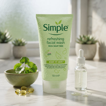 Sữa Rửa Mặt Simple Giúp Da Sạch Thoáng |Kind to Skin Refreshing Facial Wash