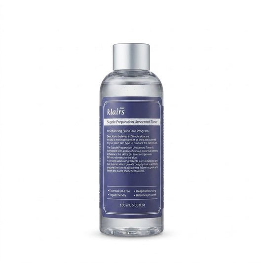 Nước Hoa Hồng Klairs Không Mùi Cho Da Nhạy Cảm |Supple Preparation Unscented Toner